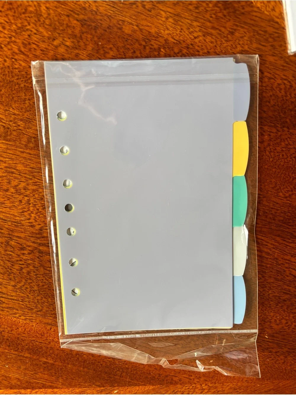 Pink Mini Planner Dividers & Pockets - Set of 2